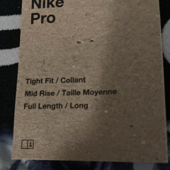 NWT Nike Pro full length leggings 1X - Picture 2 of 3